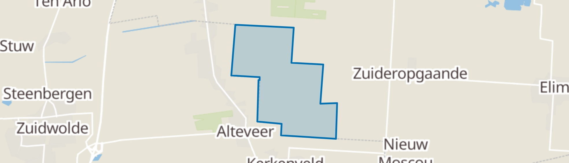 Alteveer gem Hoogeveen map
