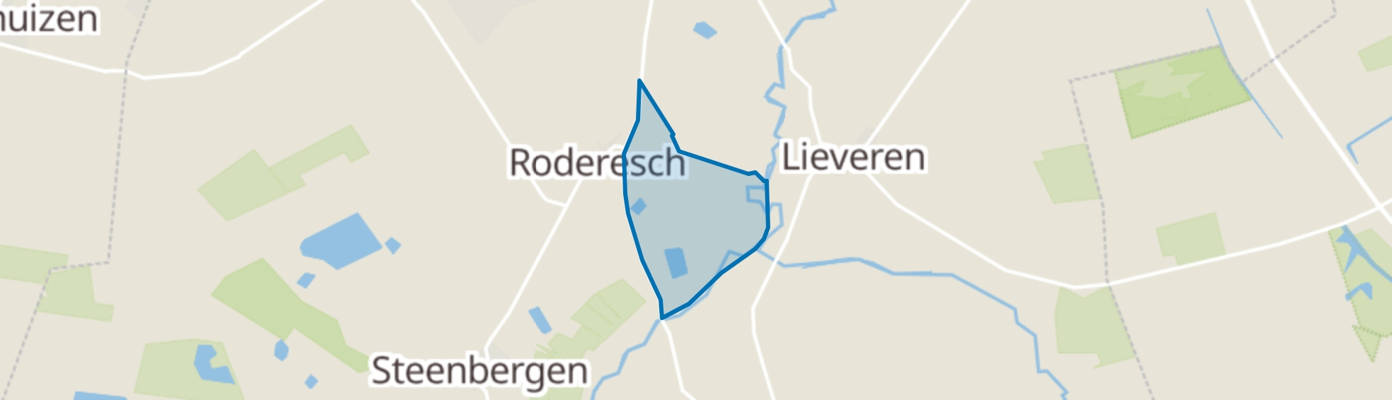 Alteveer (Gem. Noordenveld) map