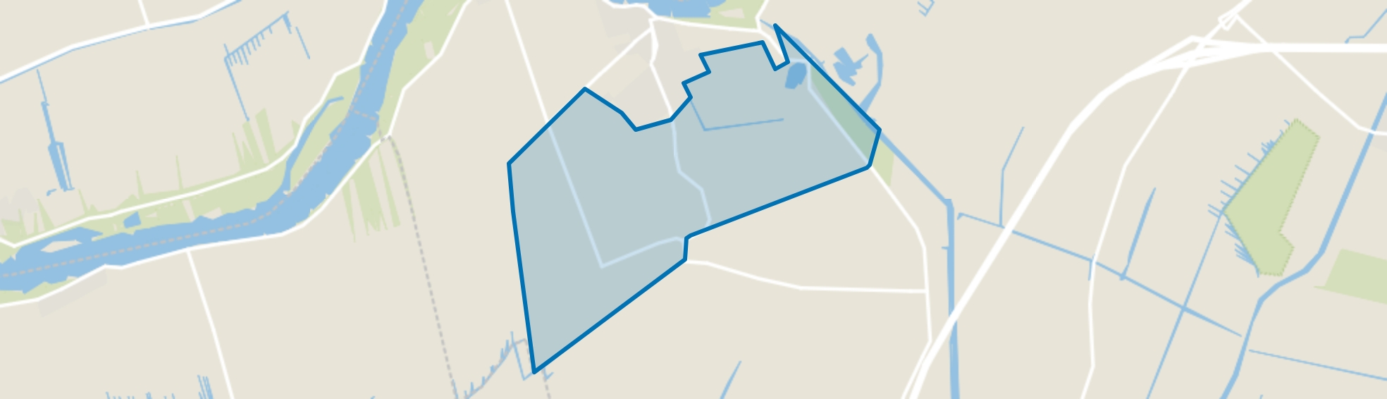 Ameide buitengebied, Ameide map