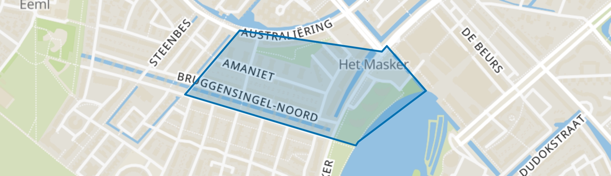 Amaniet, Amersfoort map