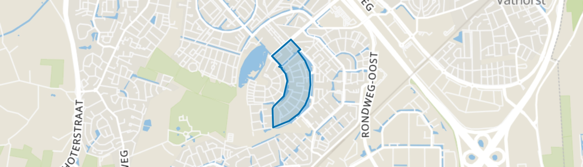 Architectenbuurt-Oost, Amersfoort map