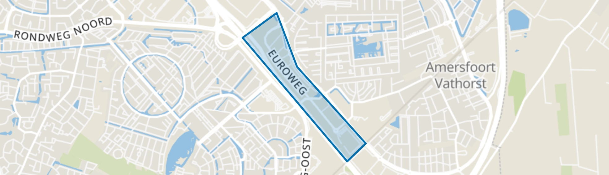 Bedrijventerrein Vathorst-Noord, Amersfoort map