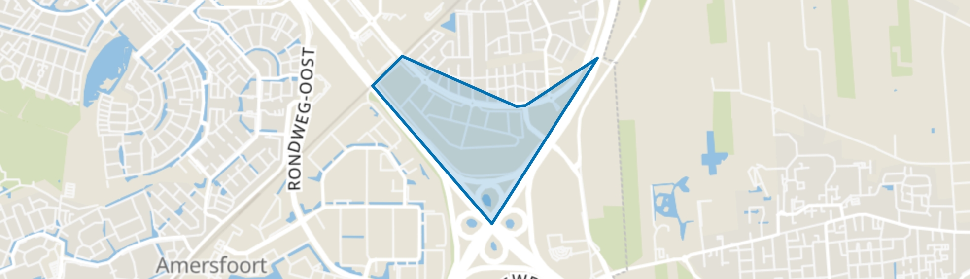 Bedrijventerrein Vathorst-Zuid, Amersfoort map
