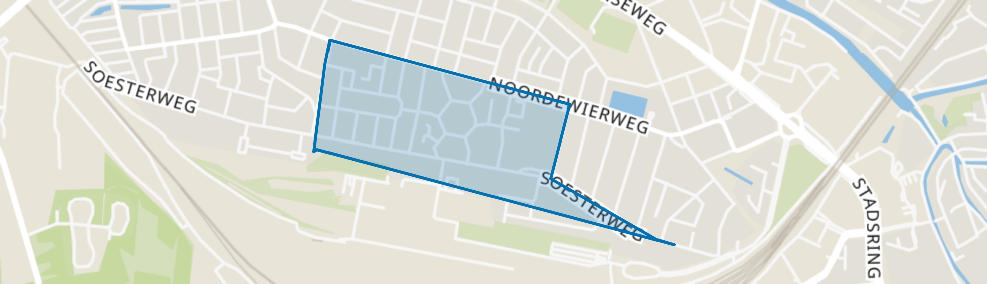 Bloemenbuurt-Oost, Amersfoort map