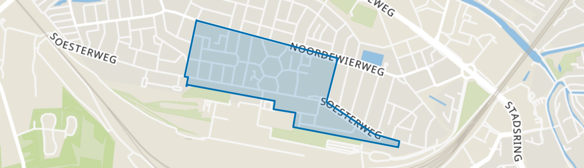 Bloemenbuurt-Oost, Amersfoort map