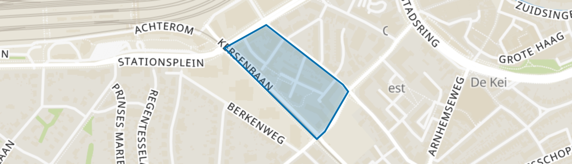 Bloemweg, Amersfoort map