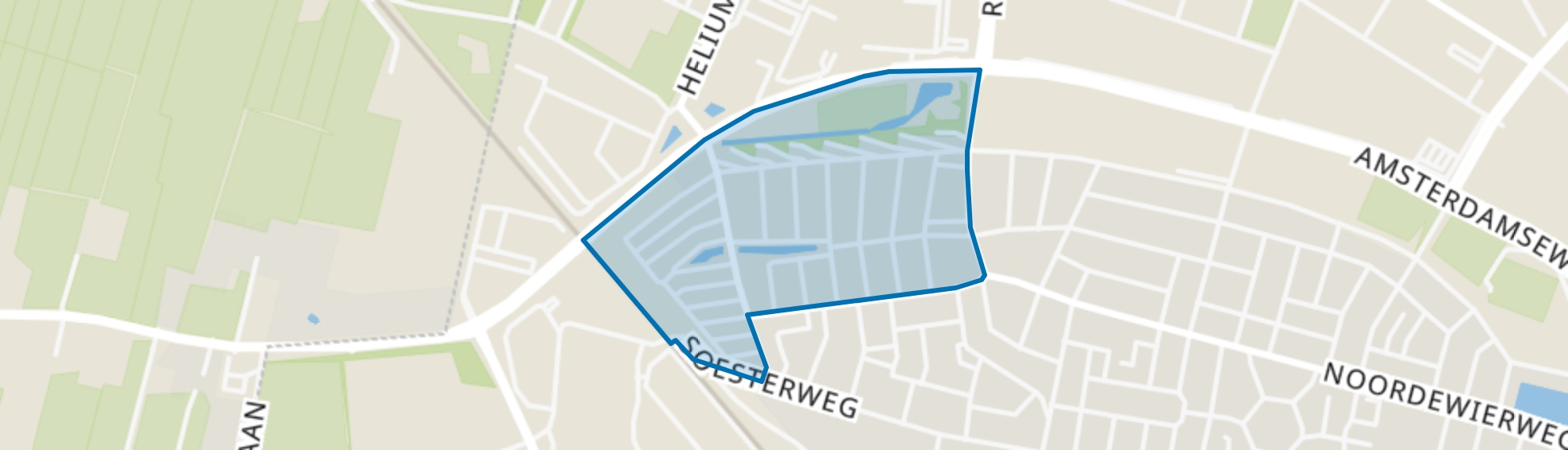 Bomenbuurt, Amersfoort map