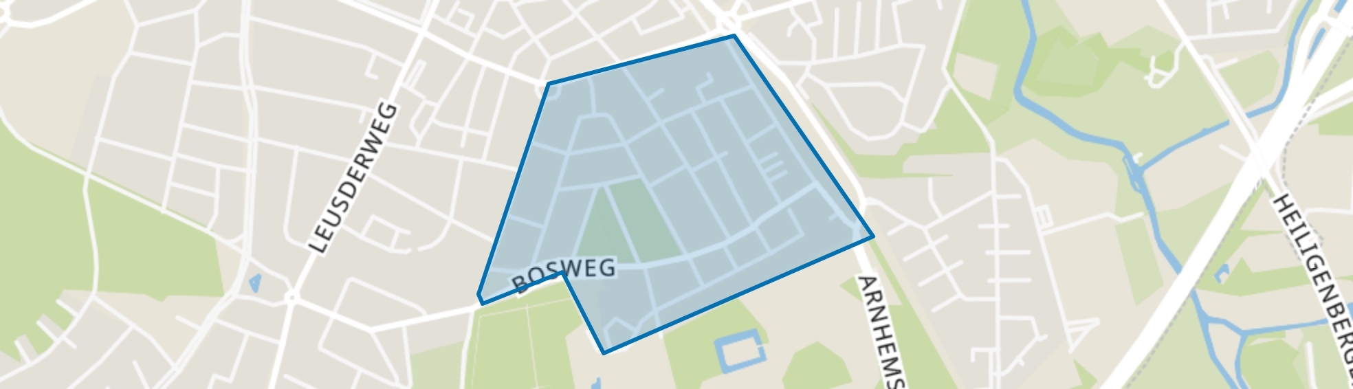 Bosweg, Amersfoort map