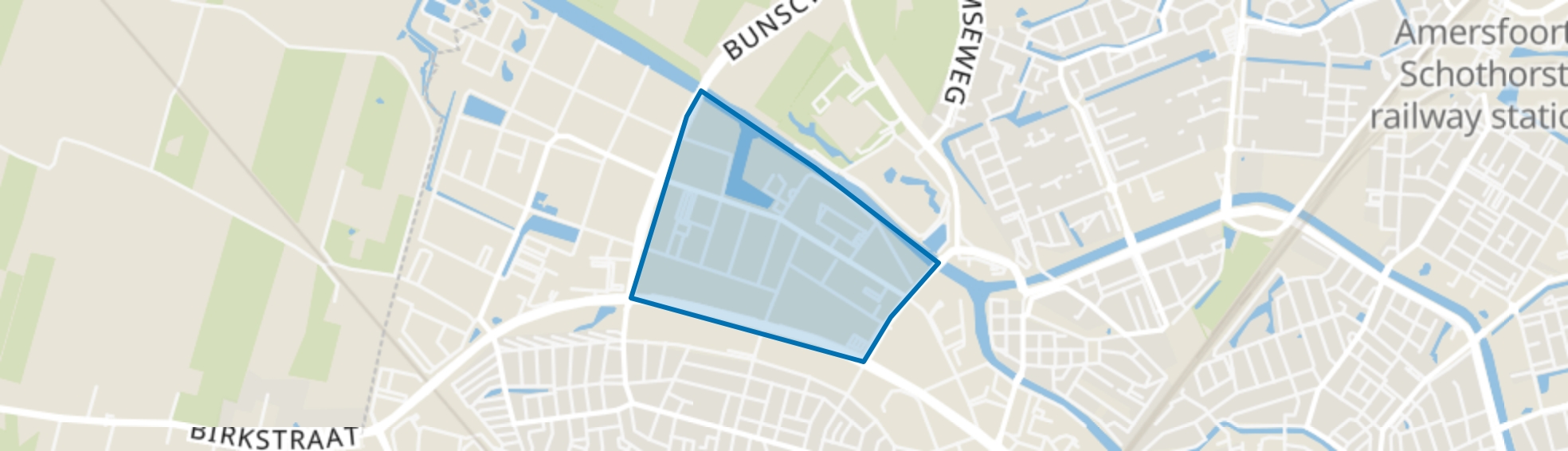 Chromiumweg, Amersfoort map