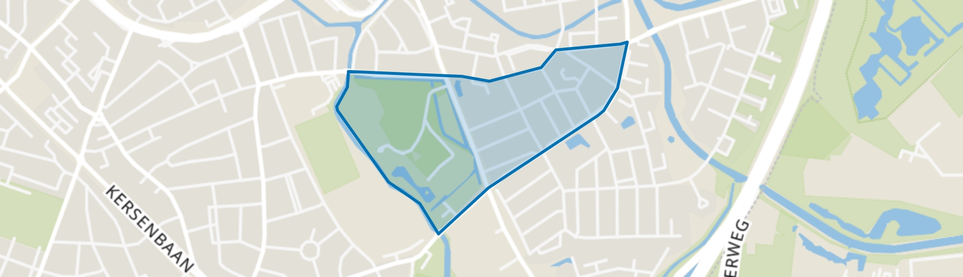 Componistenbuurt-Midden, Amersfoort map