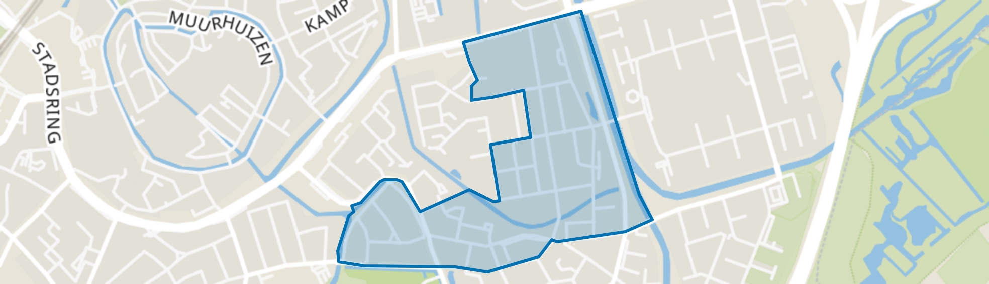 Componistenbuurt-Noord, Amersfoort map