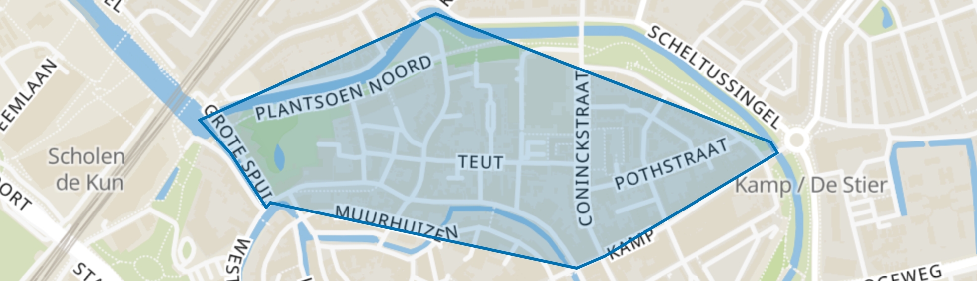 Coninckstraat, Amersfoort map