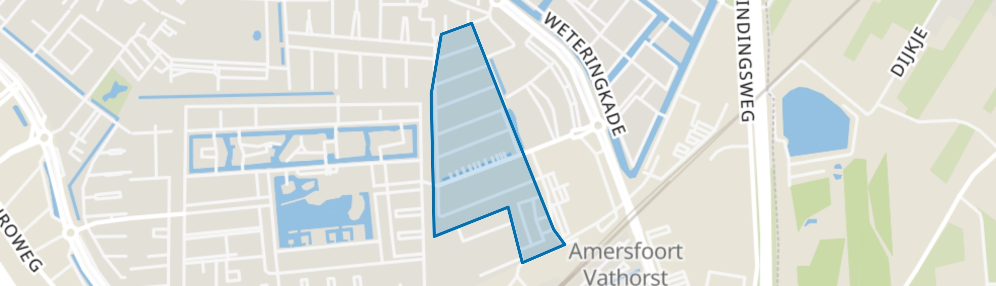 Damespolder, Amersfoort map