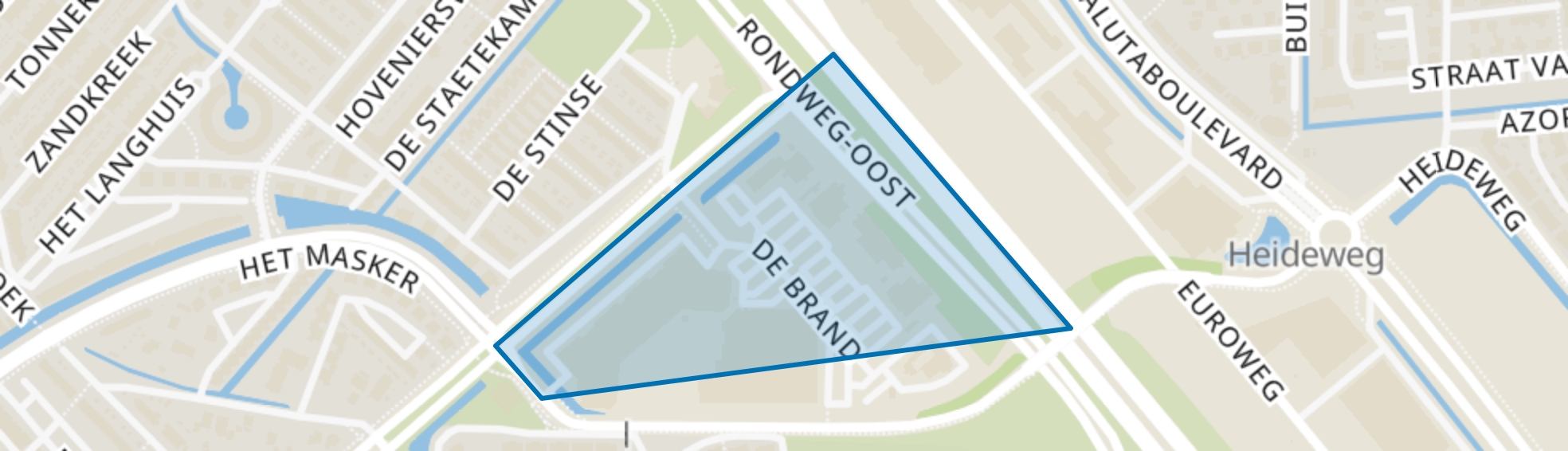 De Brand, Amersfoort map