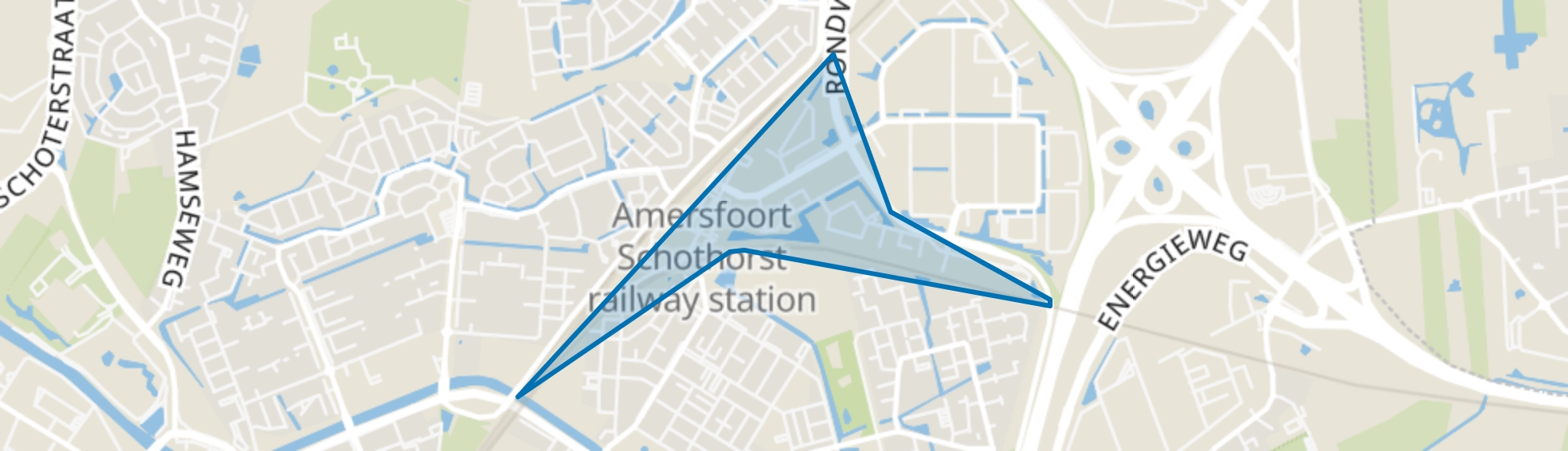 De Hoef-West, Amersfoort map