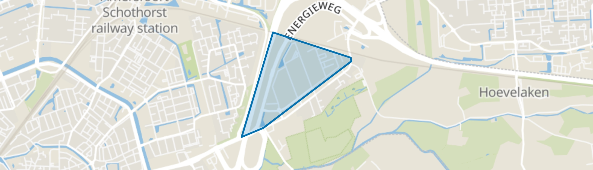 De Wieken, Amersfoort map