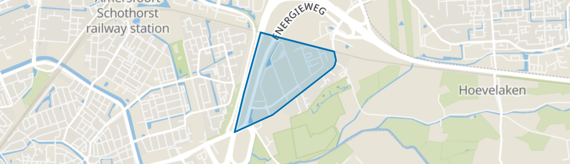 De Wieken, Amersfoort map