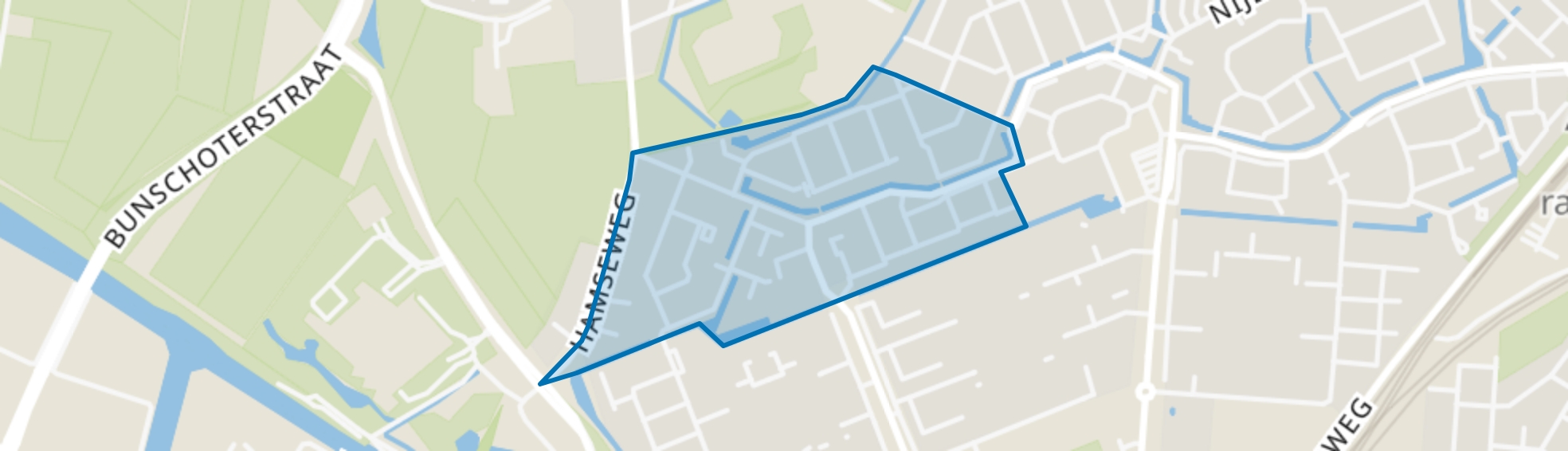 Elly Takmastraat e.o., Amersfoort map