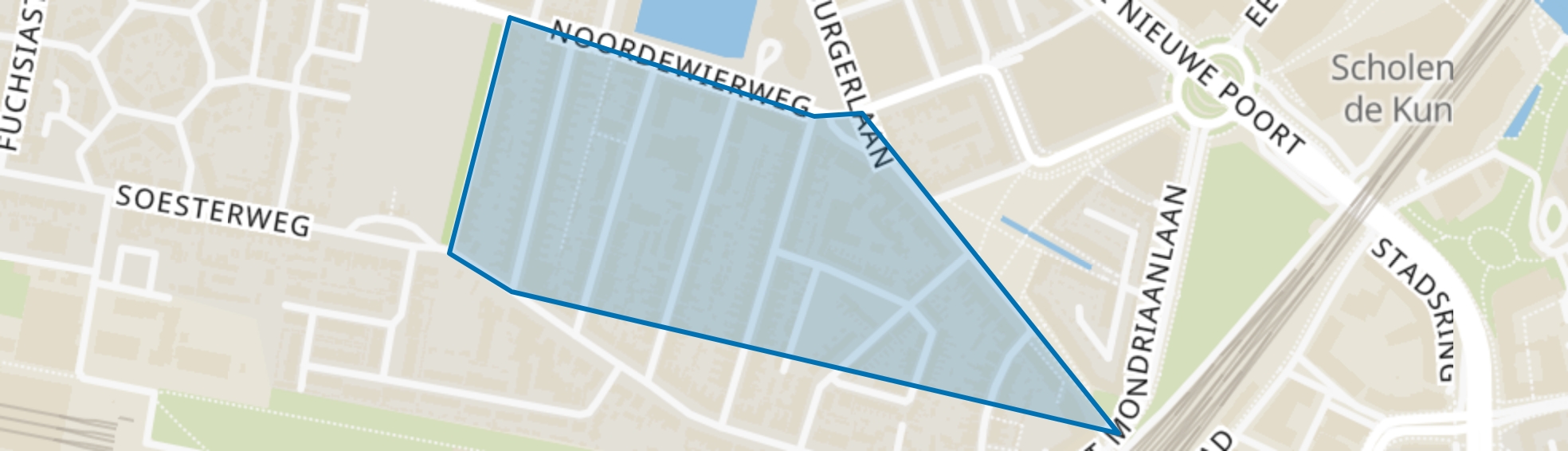 G. van Stellingwerfstraat, Amersfoort map