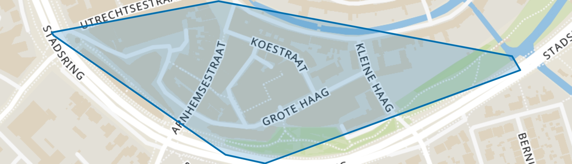 Grote Haag, Amersfoort map
