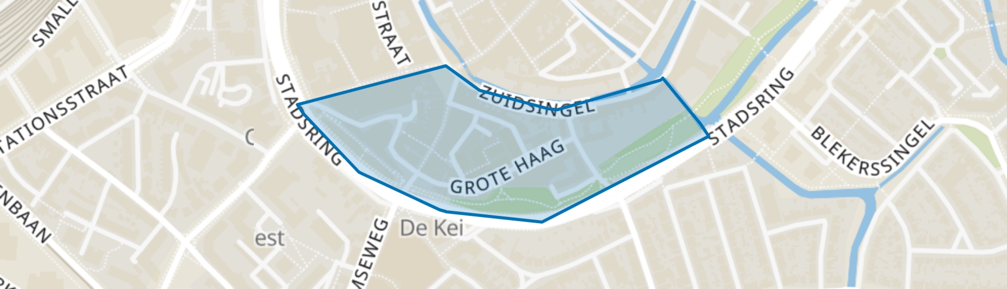 Grote Haag, Amersfoort map