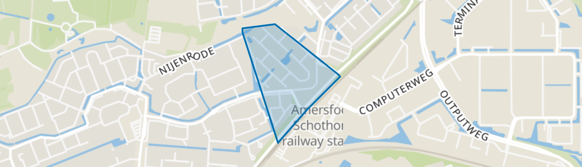 Het Gein, Amersfoort map
