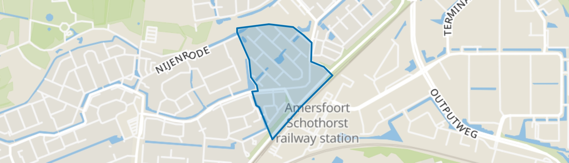 Het Gein, Amersfoort map