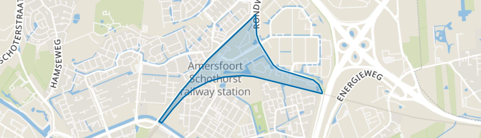 Hoefkwartier, Amersfoort map