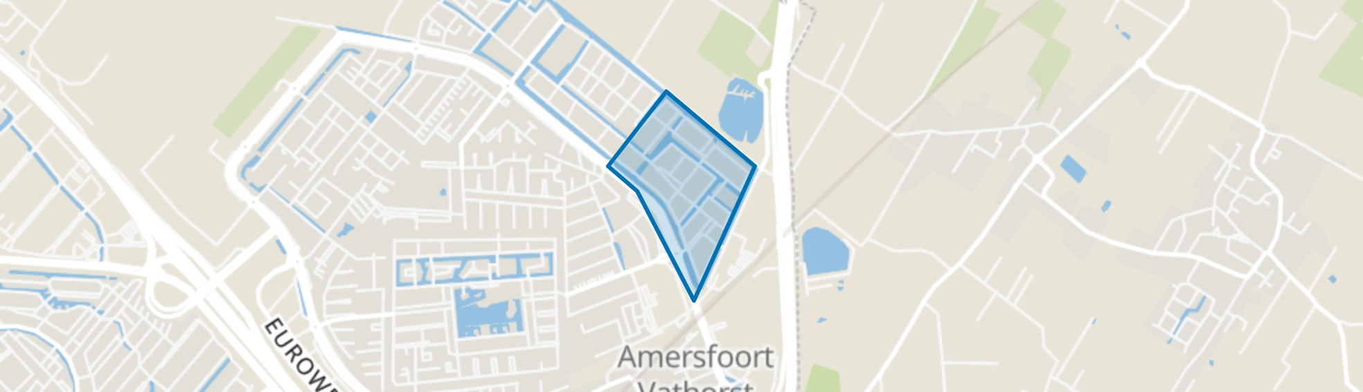 Hoornplantsoen, Amersfoort map