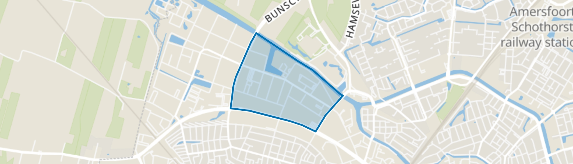 Isselt-Oost, Amersfoort map