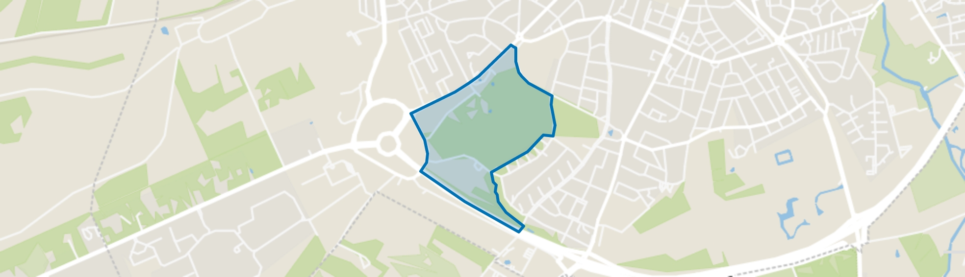 Klein Zwitserland-Hoog, Amersfoort map