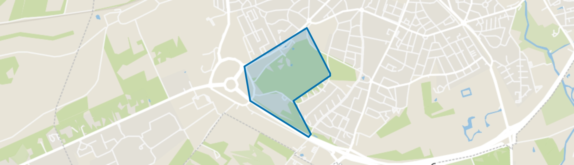 Klein Zwitserland, Amersfoort map
