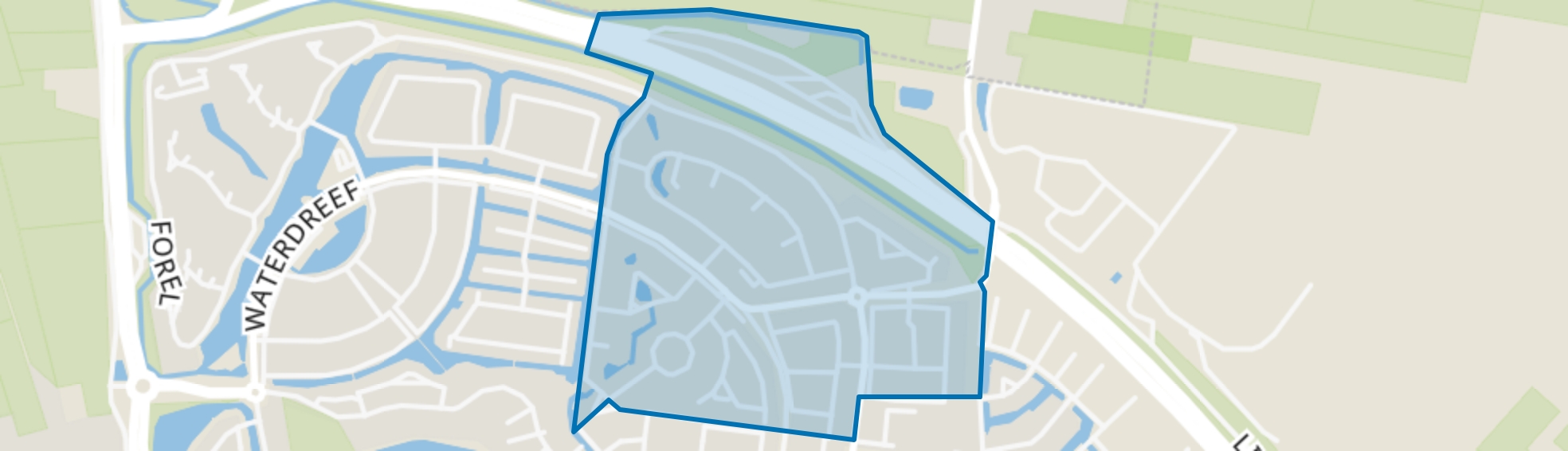 Kruidenbuurt, Amersfoort map