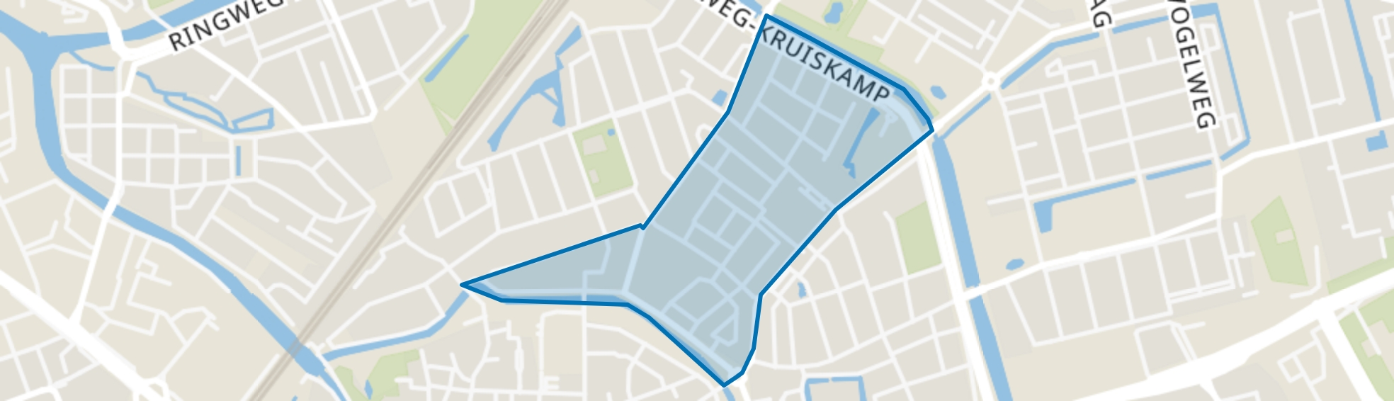 Kruiskamp-Midden, Amersfoort map