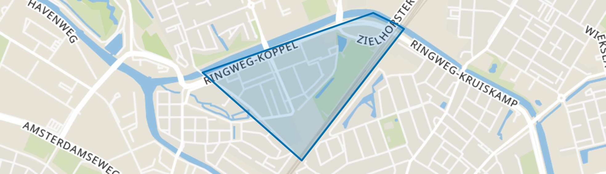 Meridiaan, Amersfoort map
