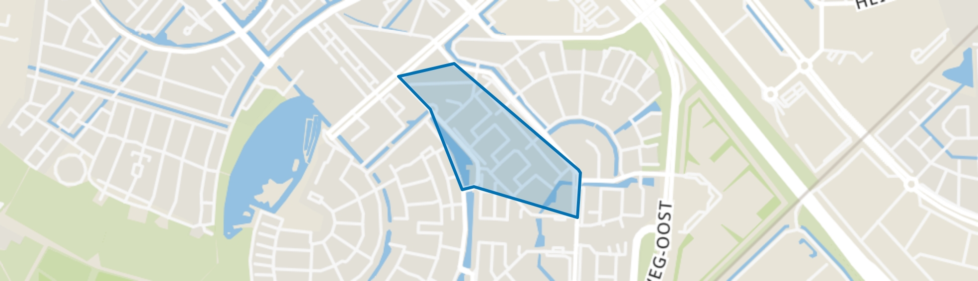 Muziekbuurt-Noord, Amersfoort map