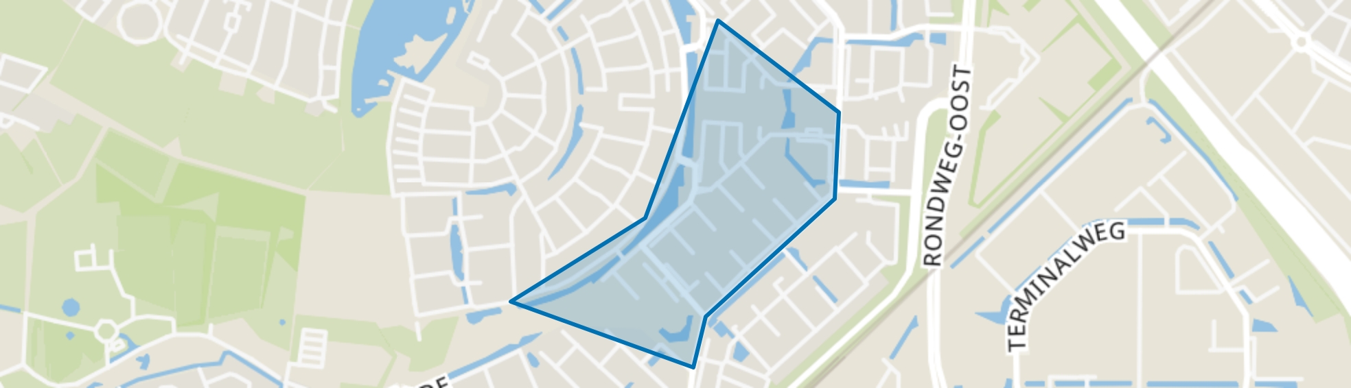 Muziekbuurt-Zuid, Amersfoort map