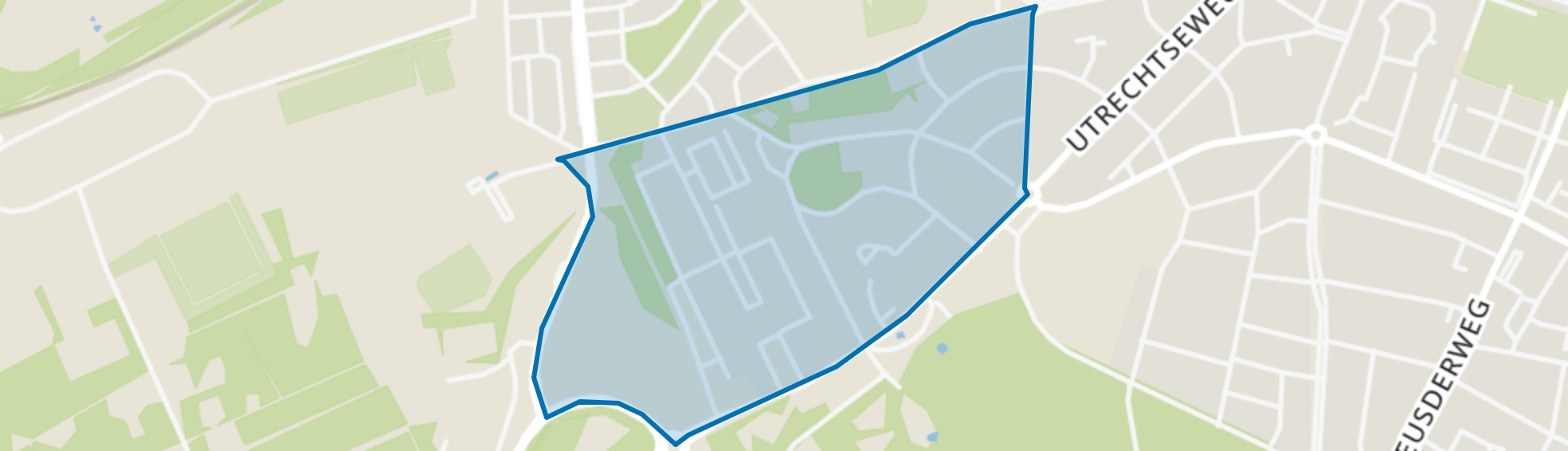 Oranjebuurt, Amersfoort map