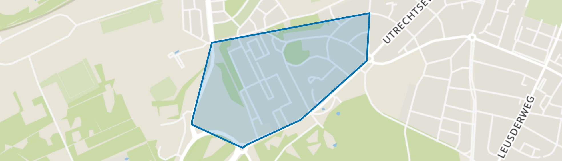 Oranjelaan, Amersfoort map