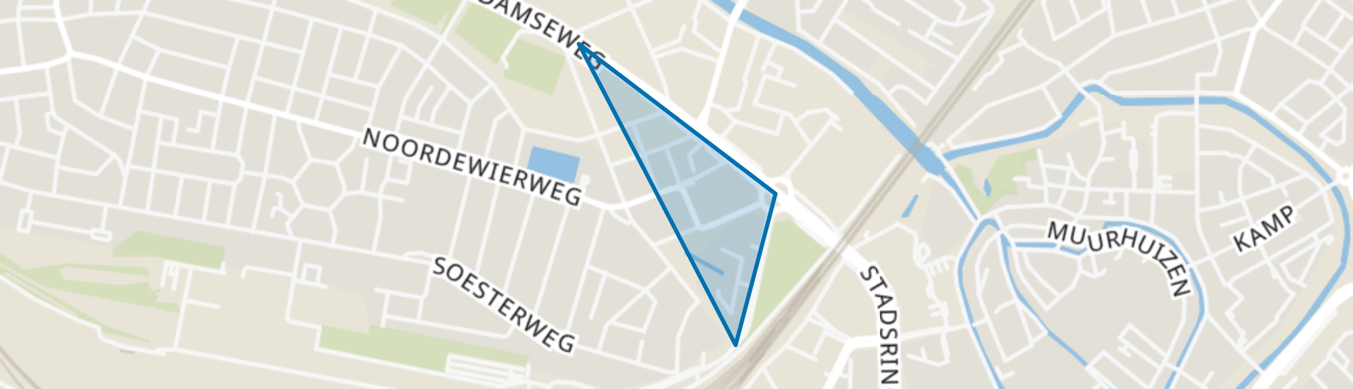 Puntenburg, Amersfoort map