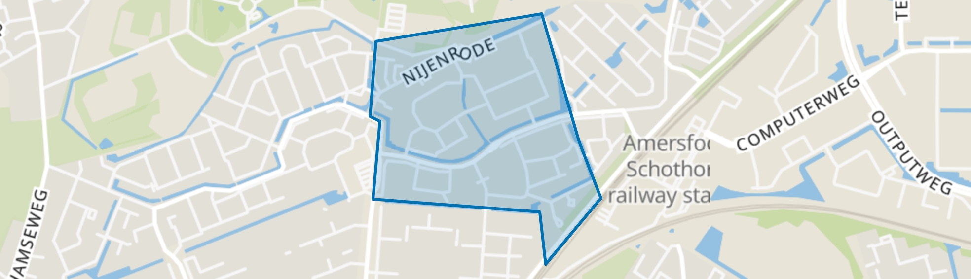 Queekhoven, Amersfoort map