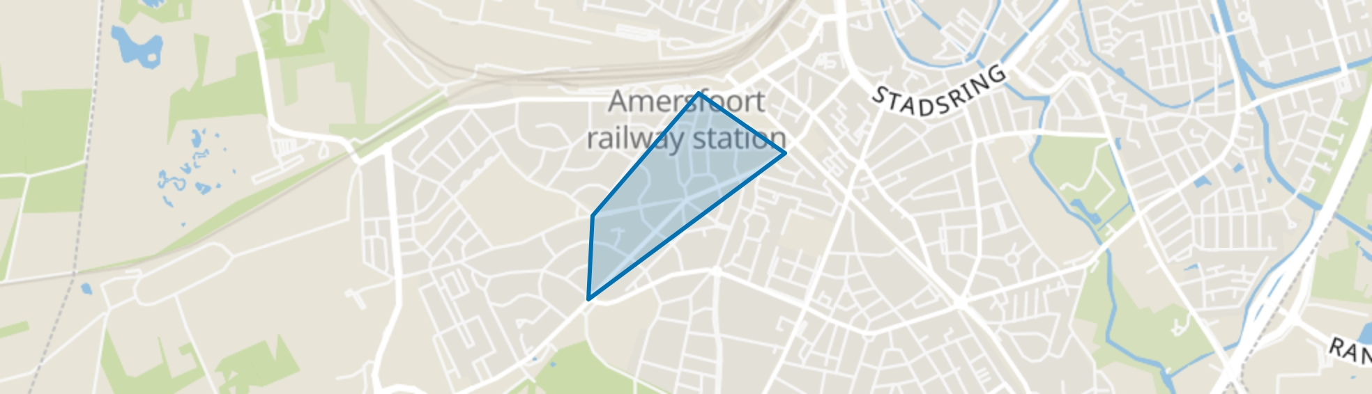 Regentesselaan, Amersfoort map