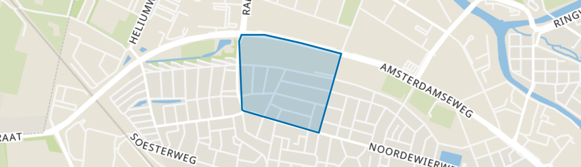 Rivierenbuurt-West, Amersfoort map