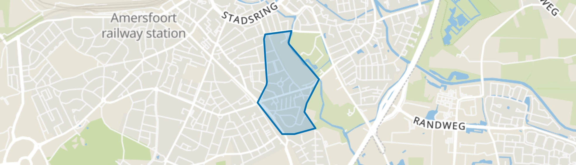 Rubensstraat, Amersfoort map
