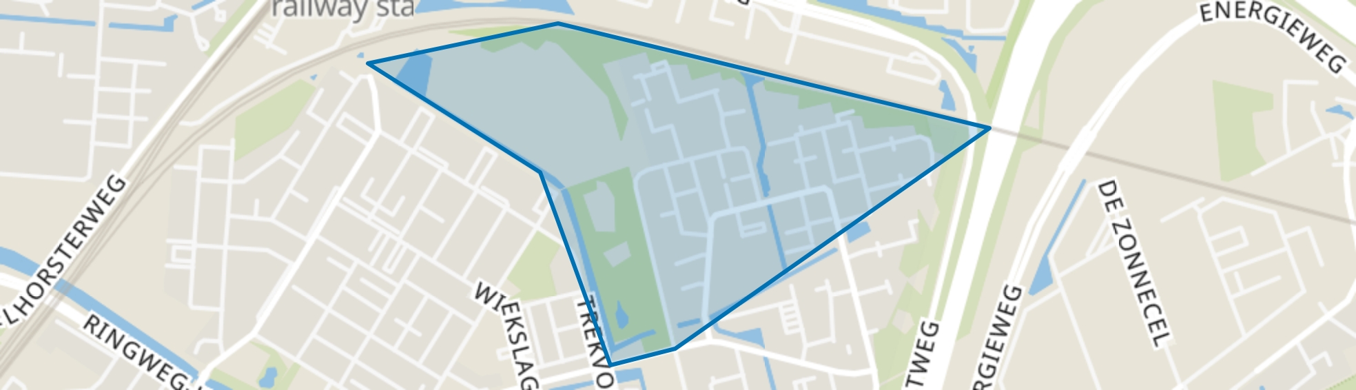 Rustenburg-Noord, Amersfoort map