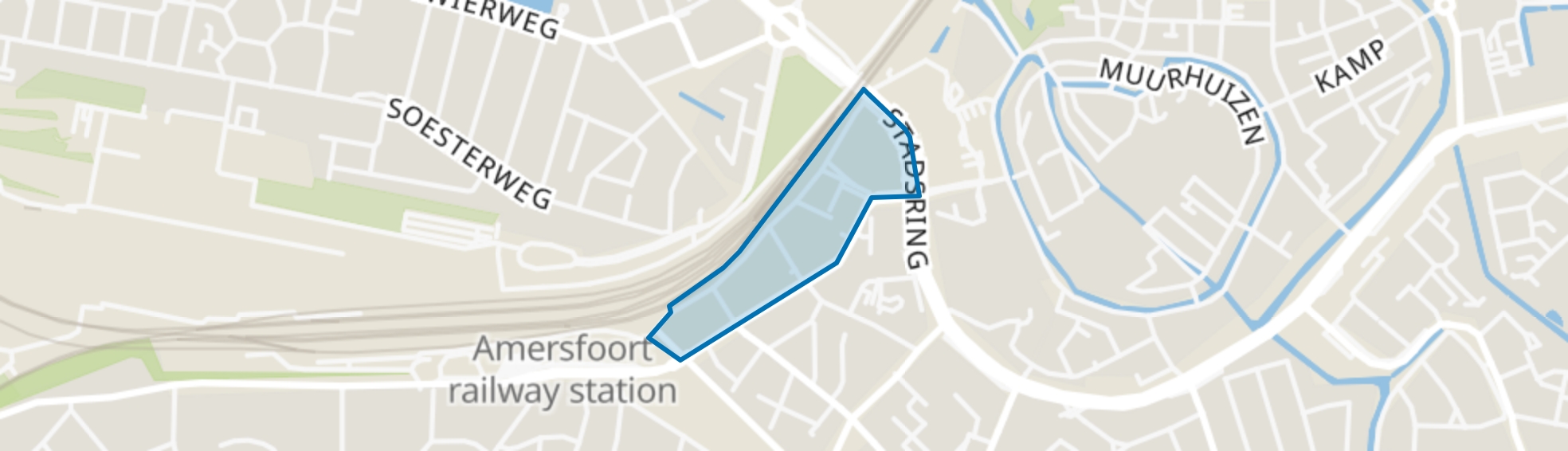 Smallepad e.o., Amersfoort map