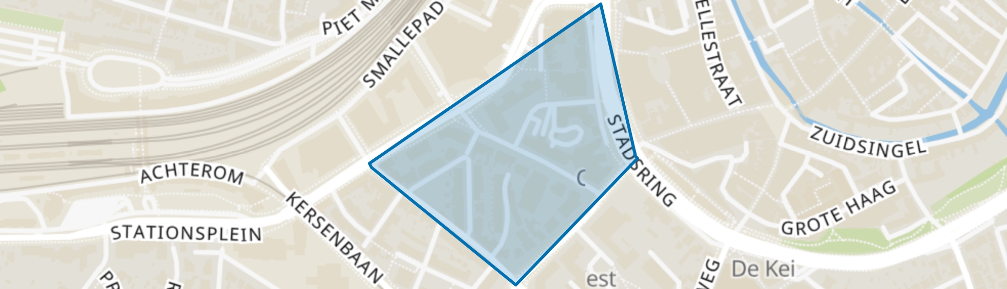 Snouckaertlaan, Amersfoort map