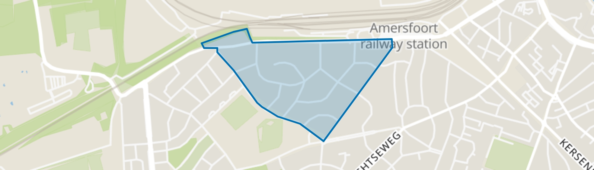 Staatsliedenbuurt-Oost, Amersfoort map
