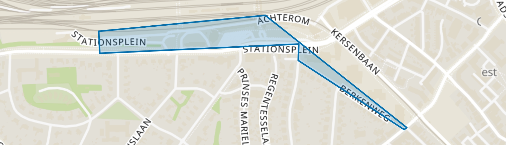 Station Berkenweg, Amersfoort map