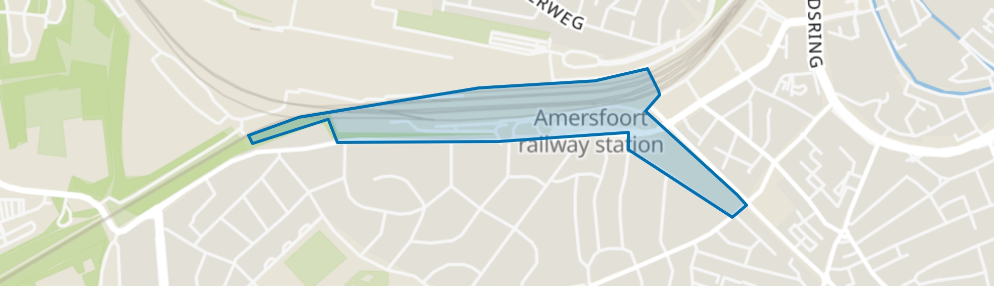 Stationsbuurt, Amersfoort map